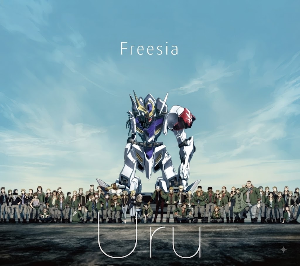 Uruのフリージアのジャケット風イラスト