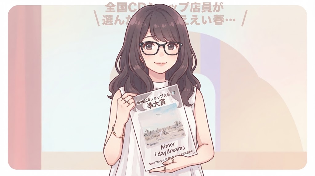 歌手Aimerのイラスト